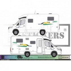 Camping Car Flash 04 - Complete Kit - Tuning Sticker Sticker Graphic Decals