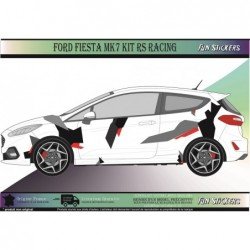 Voiture kit camouflage geometrique style Race Rally vinyle Fun Stickers