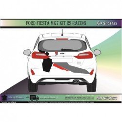 Ford Fiesta MK 1 2 3 4 5 6 7 MODERN CAMOUFLAGE EFFET - Complete Kit - Tuning Sticker Graphic Decals