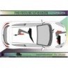 Voiture kit camouflage geometrique style Race Rally vinyle Fun Stickers